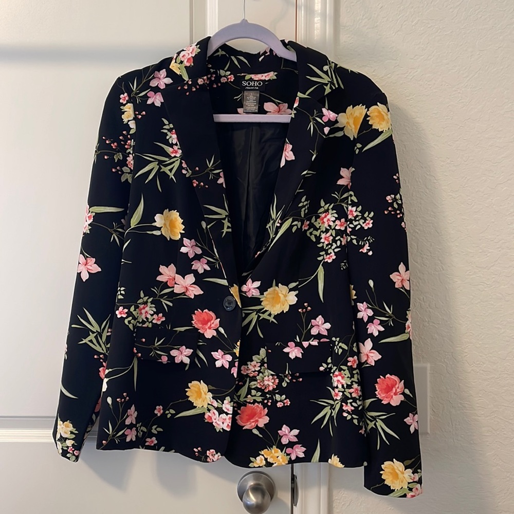 floral blazer